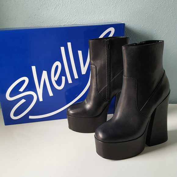 New Shellys London Leather Platform 